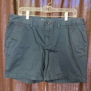 Brand New Eddie Bauer Slightly Curvy Navy Shorts
